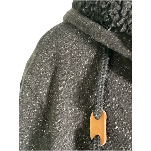 Buffalo David Bitton Fabricio Black Sherpa Lined Hoodie Men's XXL - Picture 3 of 5